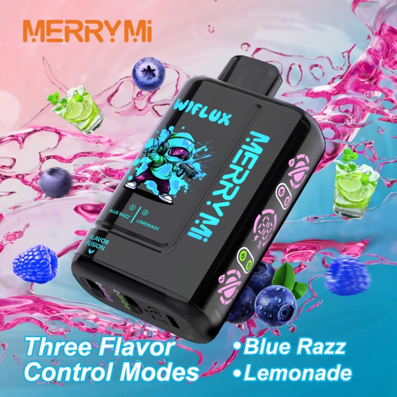 Buy MerryMI 24000 Wiflux Blue Razz/Lemonade e-cigarette