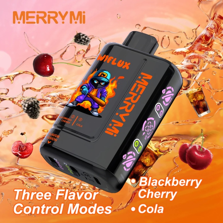MerryMI 24000 Wiflux Blackberry/Cherry Cola e-cigarette