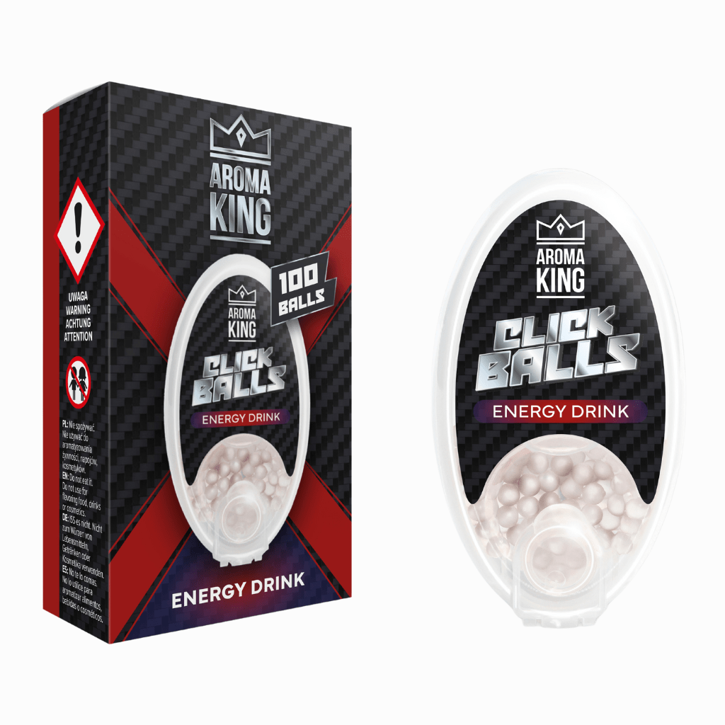 Aroma King Kapsułki Aromatyzujące Oval 100szt Energy Drink