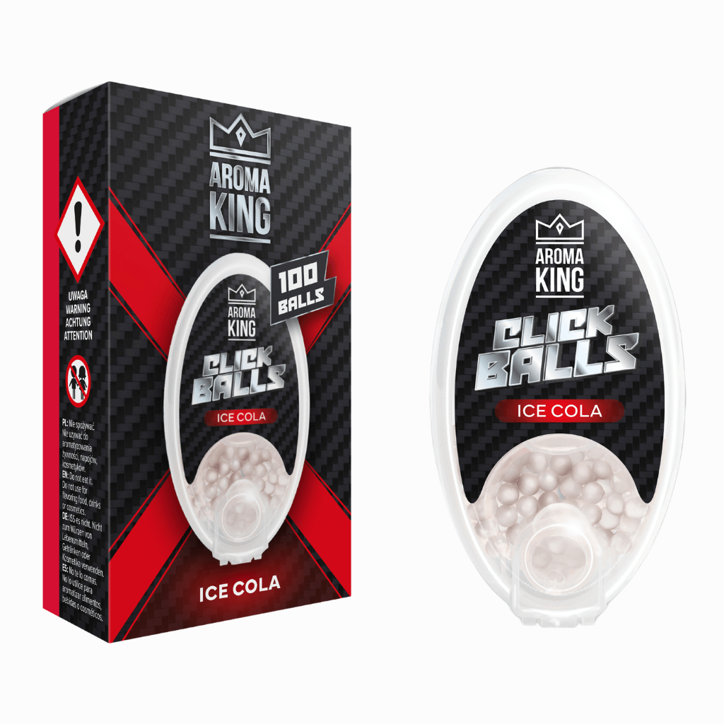 Aroma King Kapsułki Aromatyzujące Oval 100szt Ice Cola