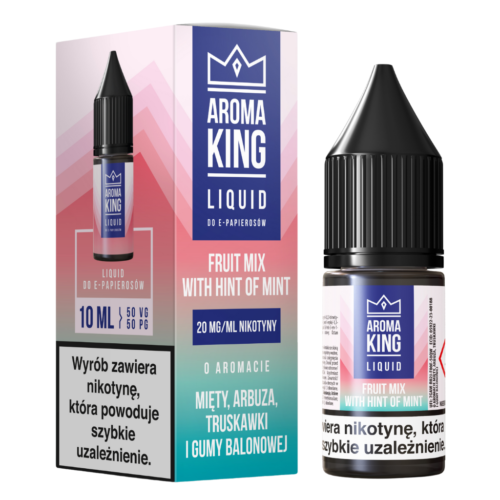 Aroma King Liquid 10ml 20mg Fruit Mix with Mint NEW