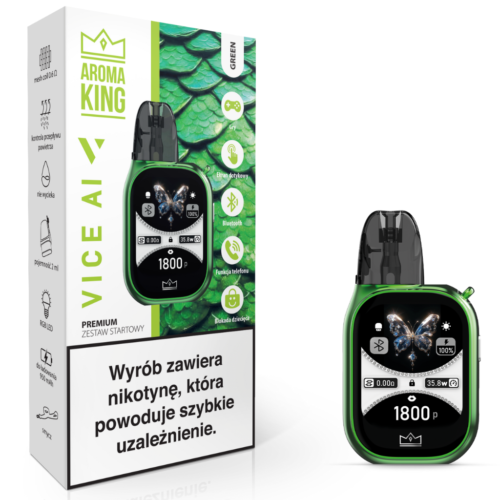 Aroma King VICE AI POD+Bateria 950 mAh Green & Gunmetal