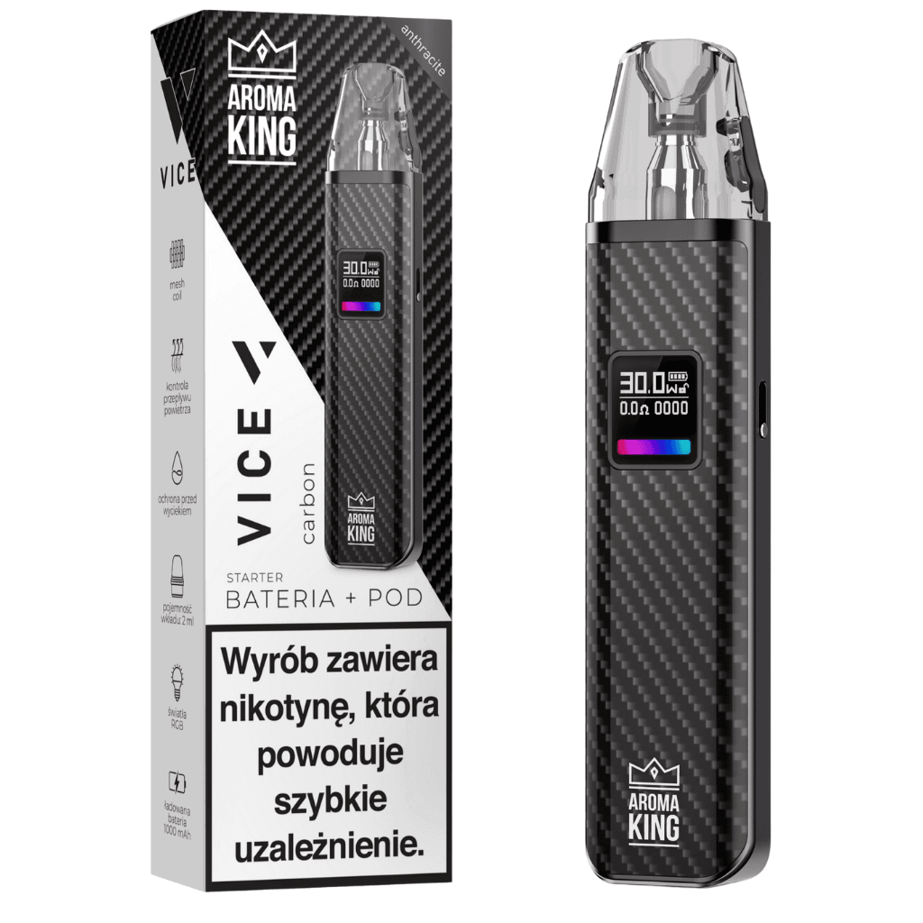 Aroma King Vice Bateria + POD Carbon Black 1000 mAh