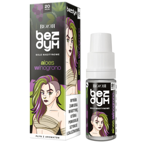 Bezzer Bezdym Liquid Nikotynowy 10ml 20mg Aloes Winogrono