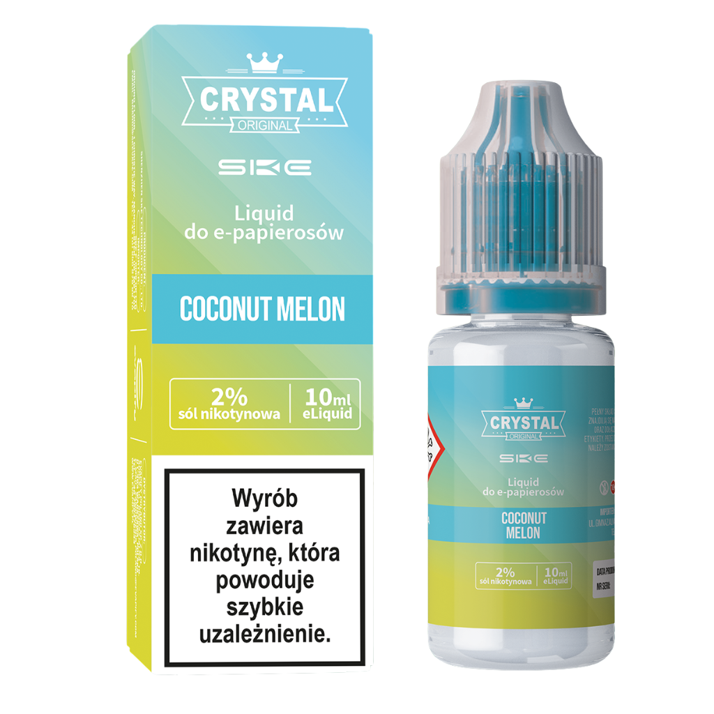 CRYSTAL Liquid Nikotynowy 10ml 20mg Coconut Melon
