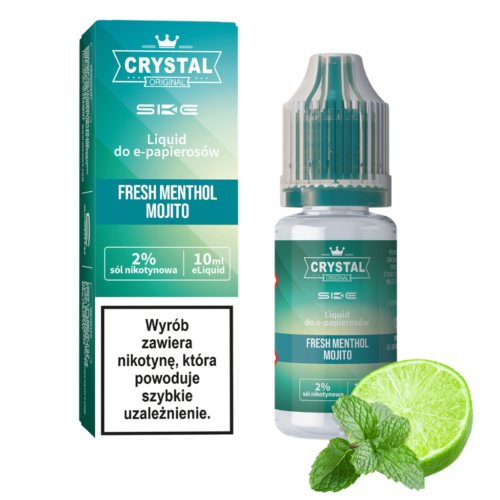 CRYSTAL Liquid Nikotynowy 10ml 20mg Fresh Menthol Mojito