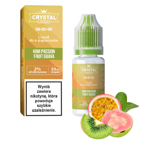 CRYSTAL Liquid Nikotynowy 10ml 20mg Kiwi Passion Fruit Guava