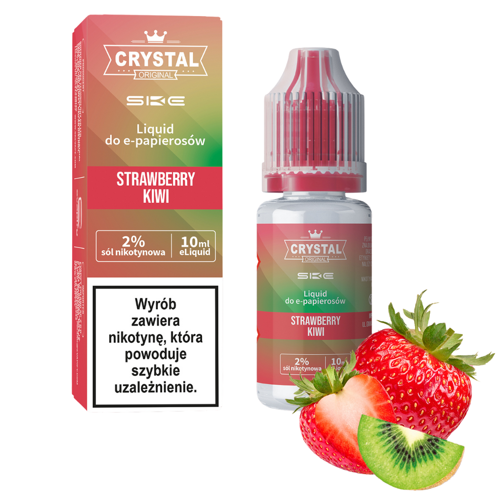 CRYSTAL Liquid Nikotynowy 10ml 20mg Strawberry Kiwi