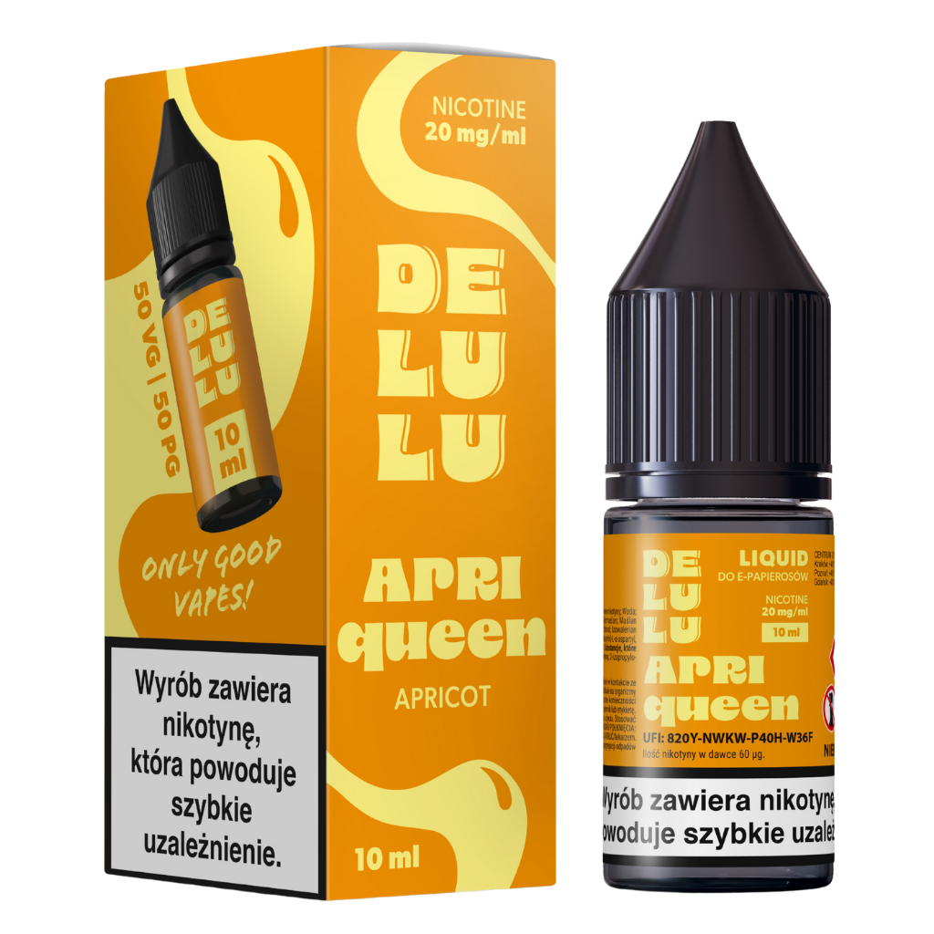 Delulu LIQUID 10ml 20mg ApriQueen Apricot