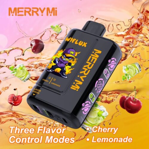 E-papieros MerryMI 24000 Wiflux Cherry/Lemonade