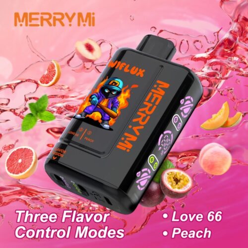 E-papieros MerryMI 24000 Wiflux Love 66/Peach