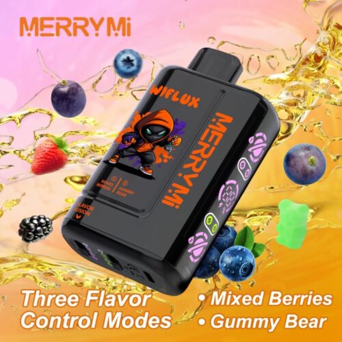 E-papieros MerryMI 24000 Wiflux Mixed Berries/Gummy Bear