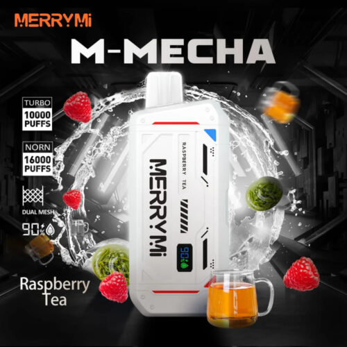E-Papierosy MerryMi M-Mecha 16 000 Raspberry Tea