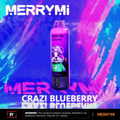 E-Papierosy MerryMi Mk 20000 Crazi Blueberry