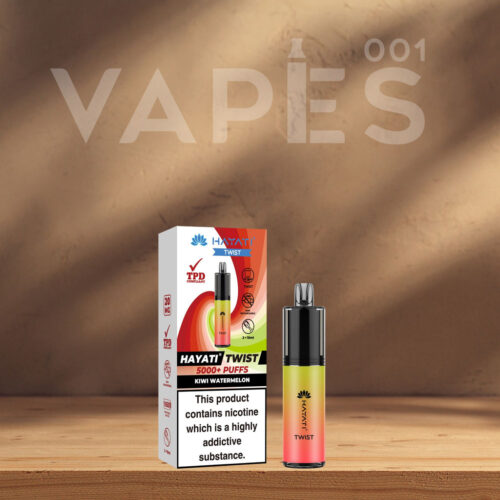 Hayati Twist 5000 - Puff Jetable / Vape Disposable - 2% nicotine