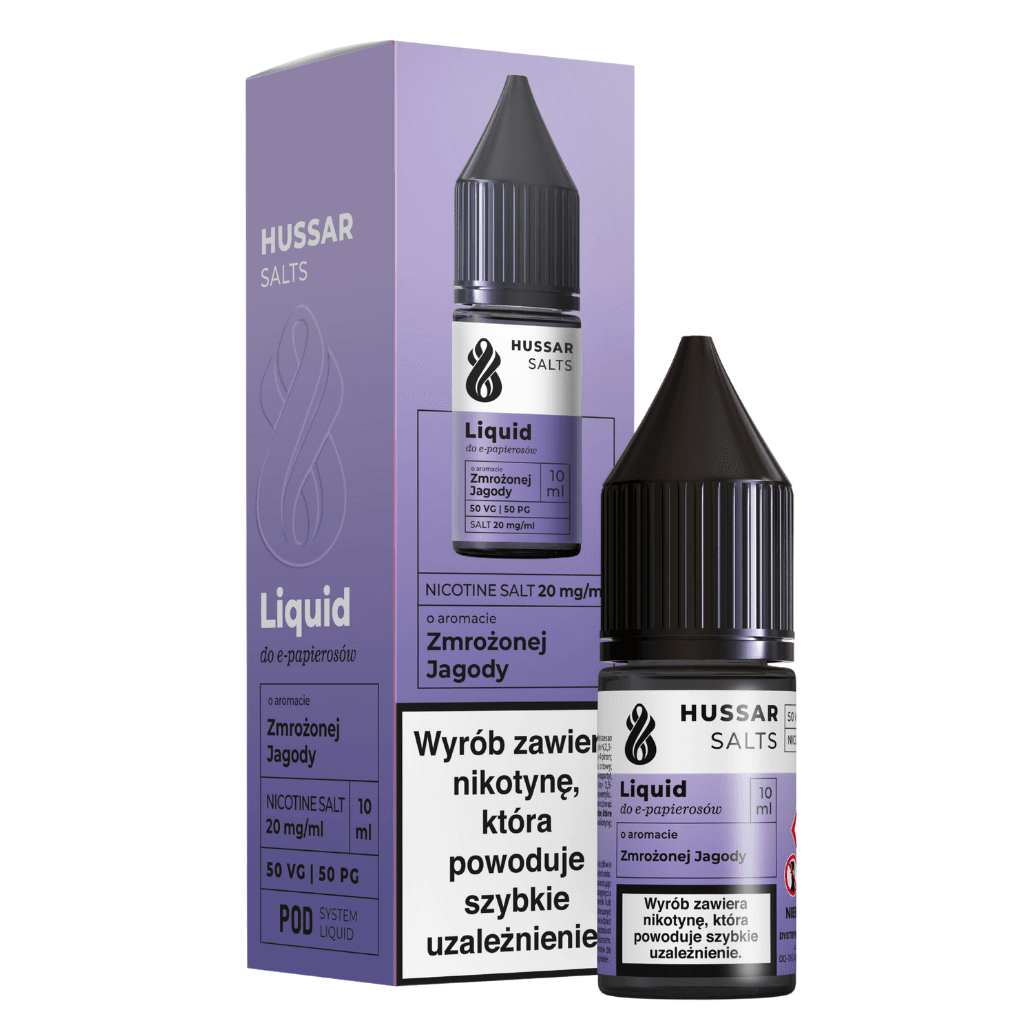 HUSSAR LIQUID NIKOTYNOWY 10ml 20mg Frozen Blueberry
