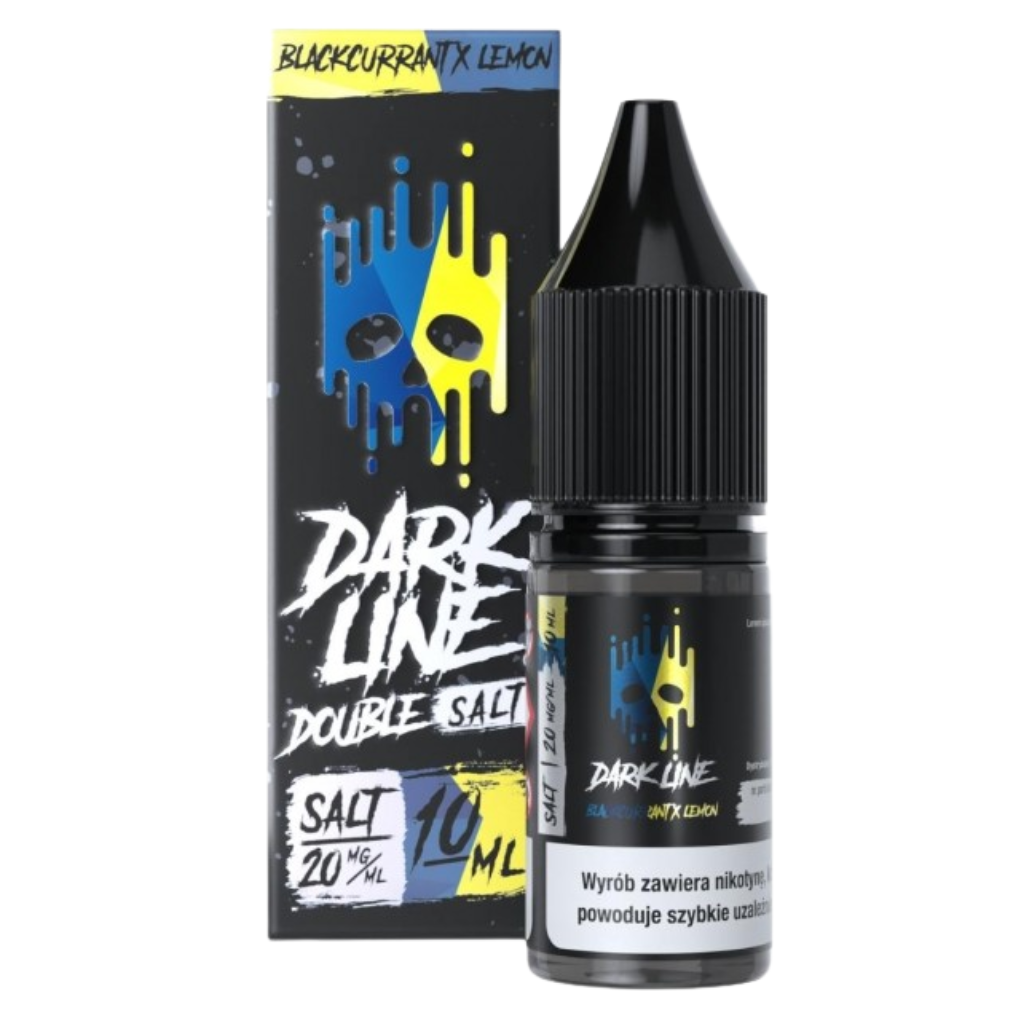 Liquid Dark Line Salt 10ml Double 20mg Blackcurrant Lemon