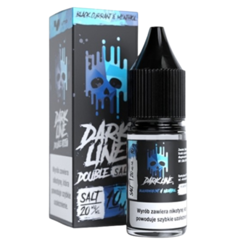 Liquid Dark Line Salt 10ml Double 20mg Blackcurrant Menthol