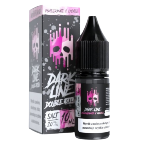 Liquid Dark Line Salt 10ml Double 20mg Pomegranate Lychee