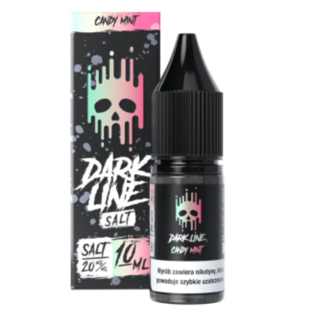 Liquid Dark Line Salt 10ml Single 20mg Candy Mint
