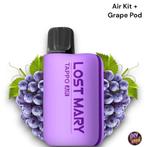 Lost Mary Tappo Pro Kit + Druif Pod 20mg – Oplaadbare Vape met Intense Smaak