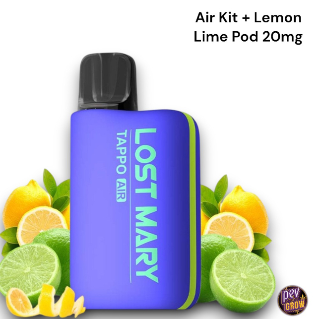 Lost Mary Tappo Pro Vape Kit + Citroen Limoen Pod 20mg – Oplaadbare & Intensieve Smaak