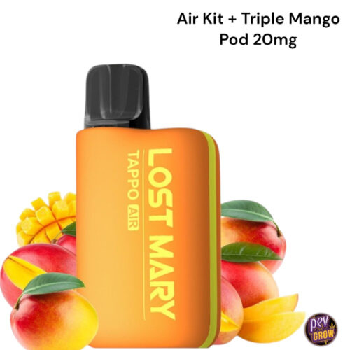 Lost Mary Tappo Pro Vape Kit + Triple Mango 20mg · Oplaadbare Pod Systeem