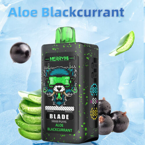 Merry Mi Blade Jednorazowy e-papieros 30000 Buchów o smaku Aloe Blackcurrant