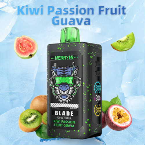Merry Mi Blade Jednorazowy e-papieros 30000 Buchów o smaku Kiwi Passion Fruit Guava