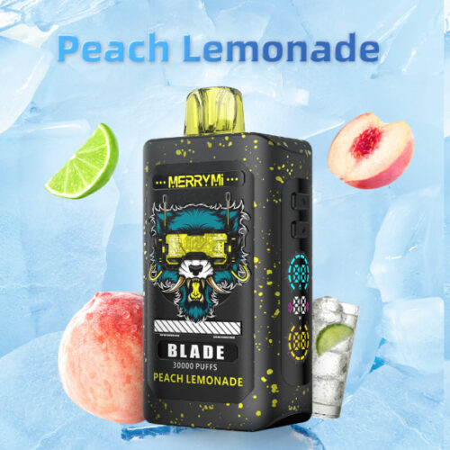 Merry Mi Blade Jednorazowy e-papieros 30000 Buchów o smaku Peach Lemonade