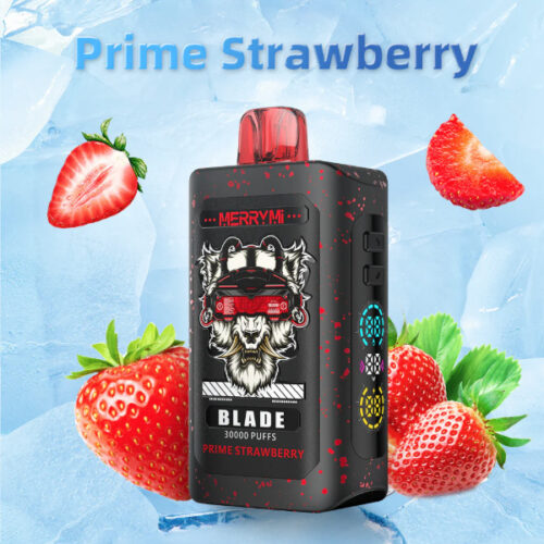 Merry Mi Blade Jednorazowy e-papieros 30000 Buchów o smaku Prime Strawberry