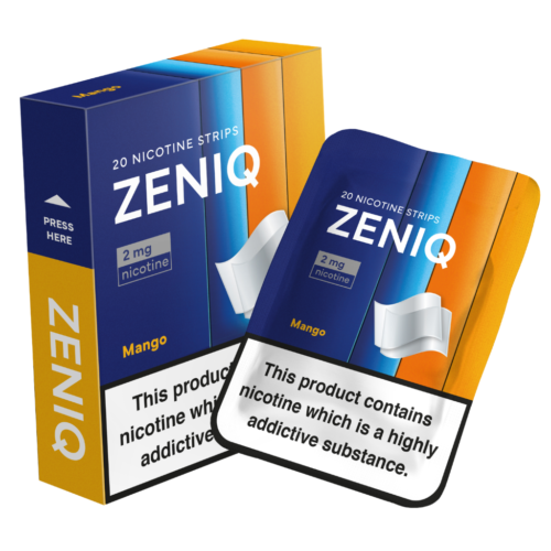 Paski Nikotynowe ZENIQ 2mg Mango 20sztuk