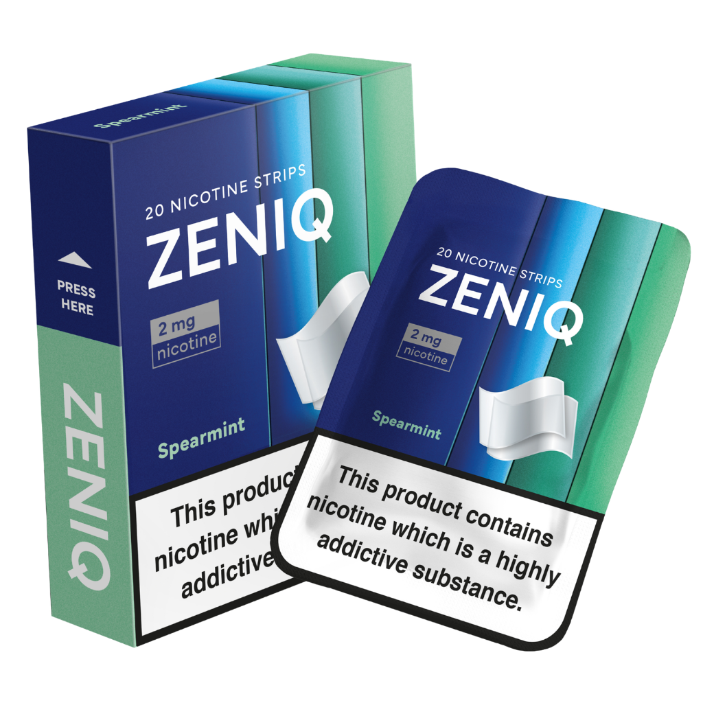Paski Nikotynowe ZENIQ 2mg Spearmint 20 sztuk