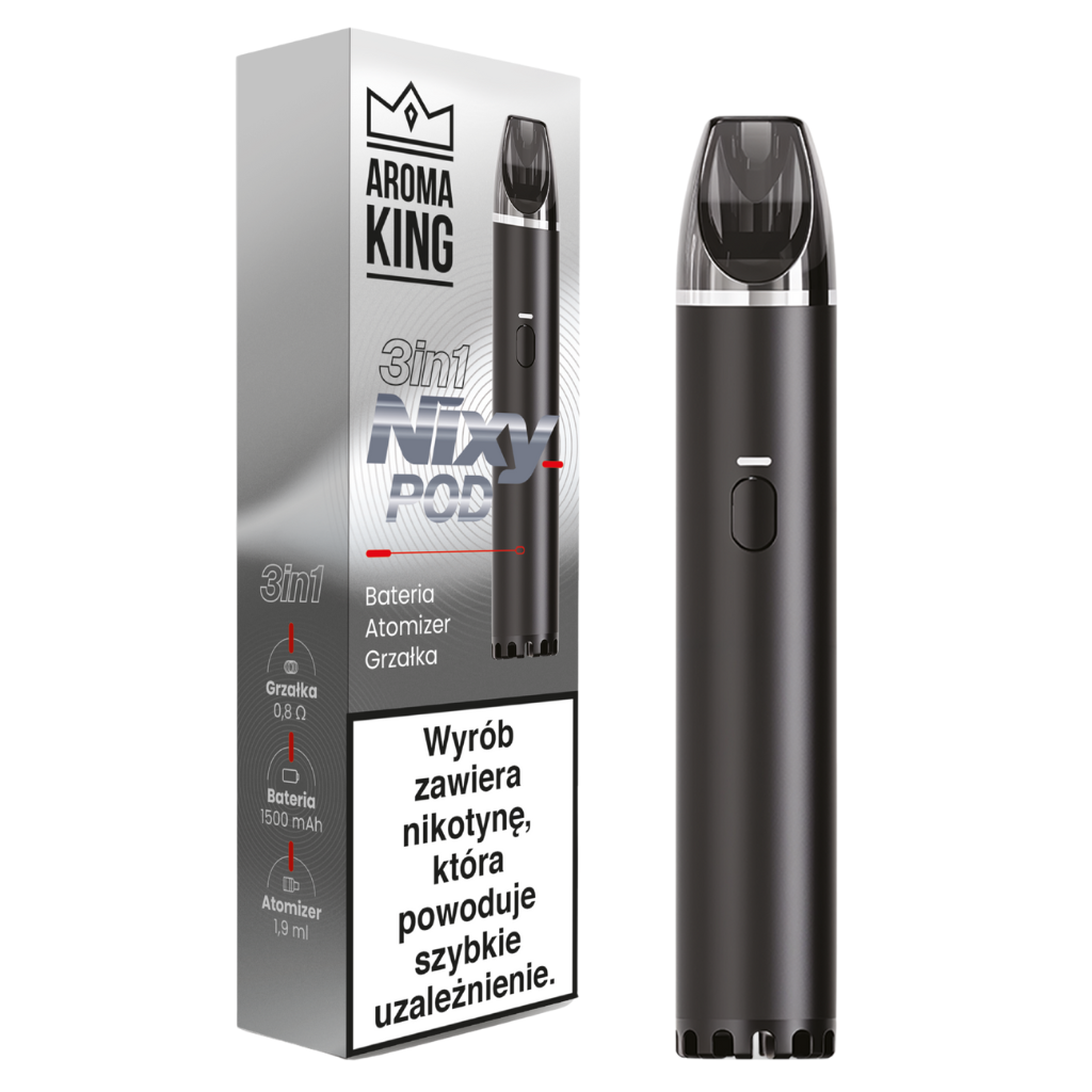 POD Aroma King Nixy KIT Black 1500 mAh