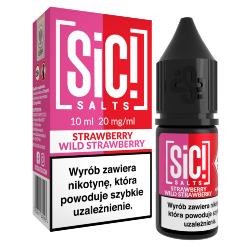 SiC! Salts Liquid 10ml 20mg Strawberry Wild Strawberry