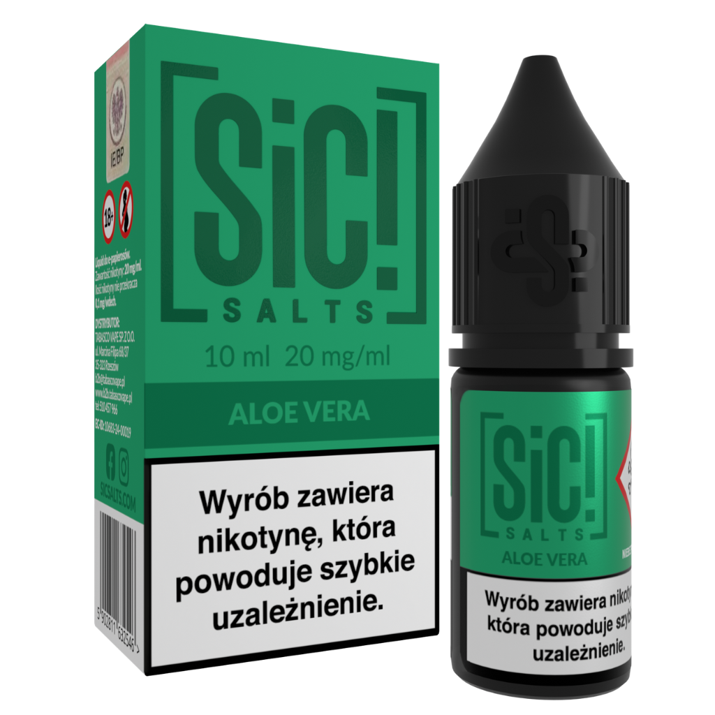 SiC! Salts Liquid Nikotynowy 10ml 20mg Aloe Vera