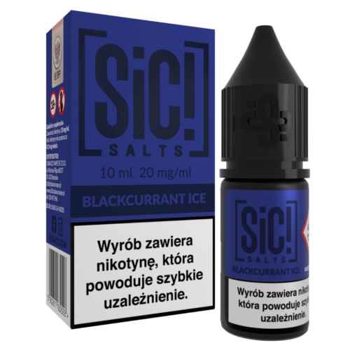 SiC! Salts Liquid Nikotynowy 10ml 20mg Blackcurrant Ice