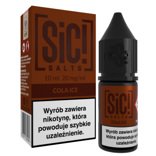 SiC! Salts Liquid Nikotynowy 10ml 20mg Cola Ice