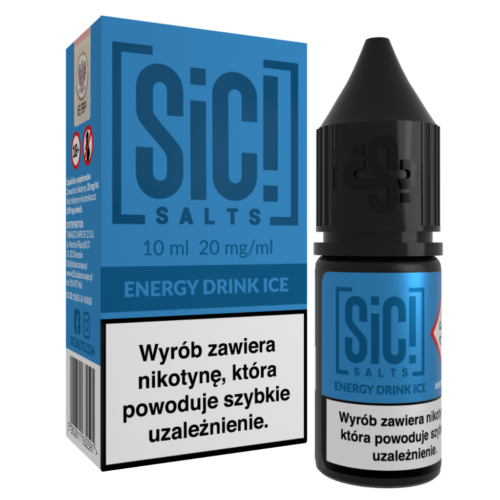 SiC! Salts Liquid Nikotynowy 10ml 20mg Energy Drink Ice