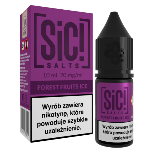 SiC! Salts Liquid Nikotynowy 10ml 20mg Forest Fruits Ice