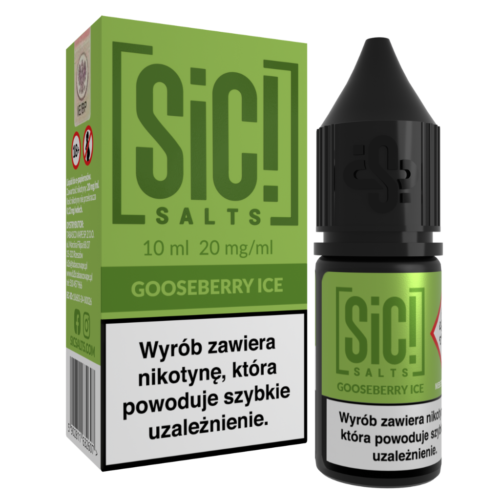 SiC! Salts Liquid Nikotynowy 10ml 20mg Gooseberry Ice
