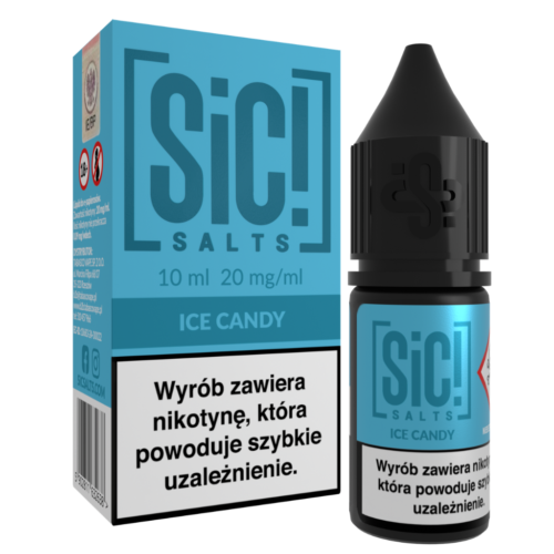 SiC! Salts Liquid Nikotynowy 10ml 20mg Ice Candy