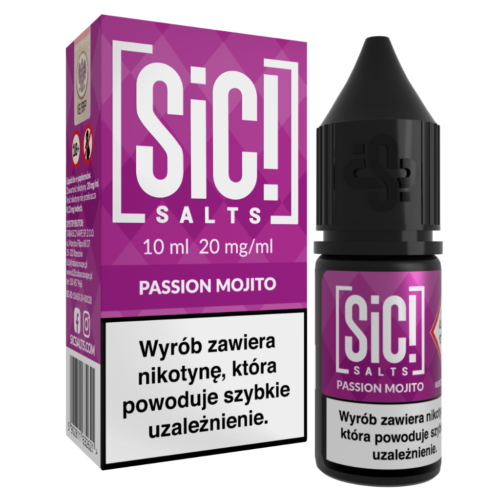 SiC! Salts Liquid Nikotynowy 10ml 20mg Passion Mojito