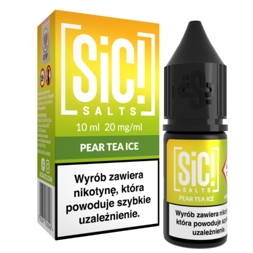 SiC! Salts Liquid Nikotynowy 10ml 20mg Pear Tea Ice
