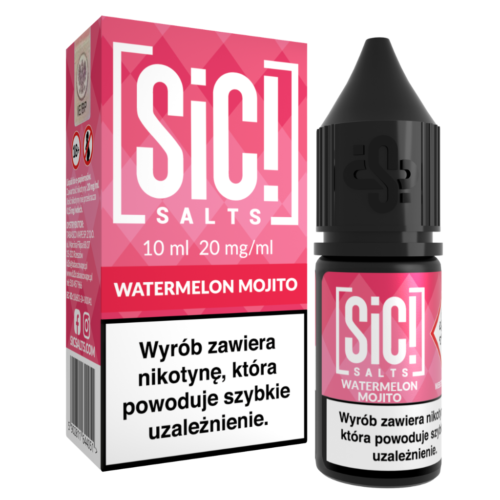 SiC! Salts Liquid Nikotynowy 10ml 20mg Watermelon Mojito