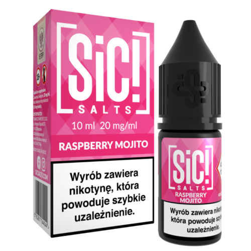 SiC! Salts Liquid Nikotynowy10ml 20mg Raspberry Mojito