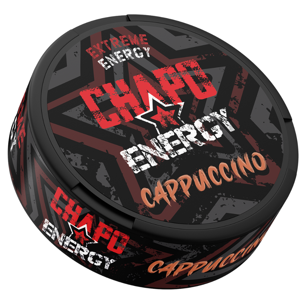 Snus CHAPO ENERGY 75mg Caffeine Capuccino
