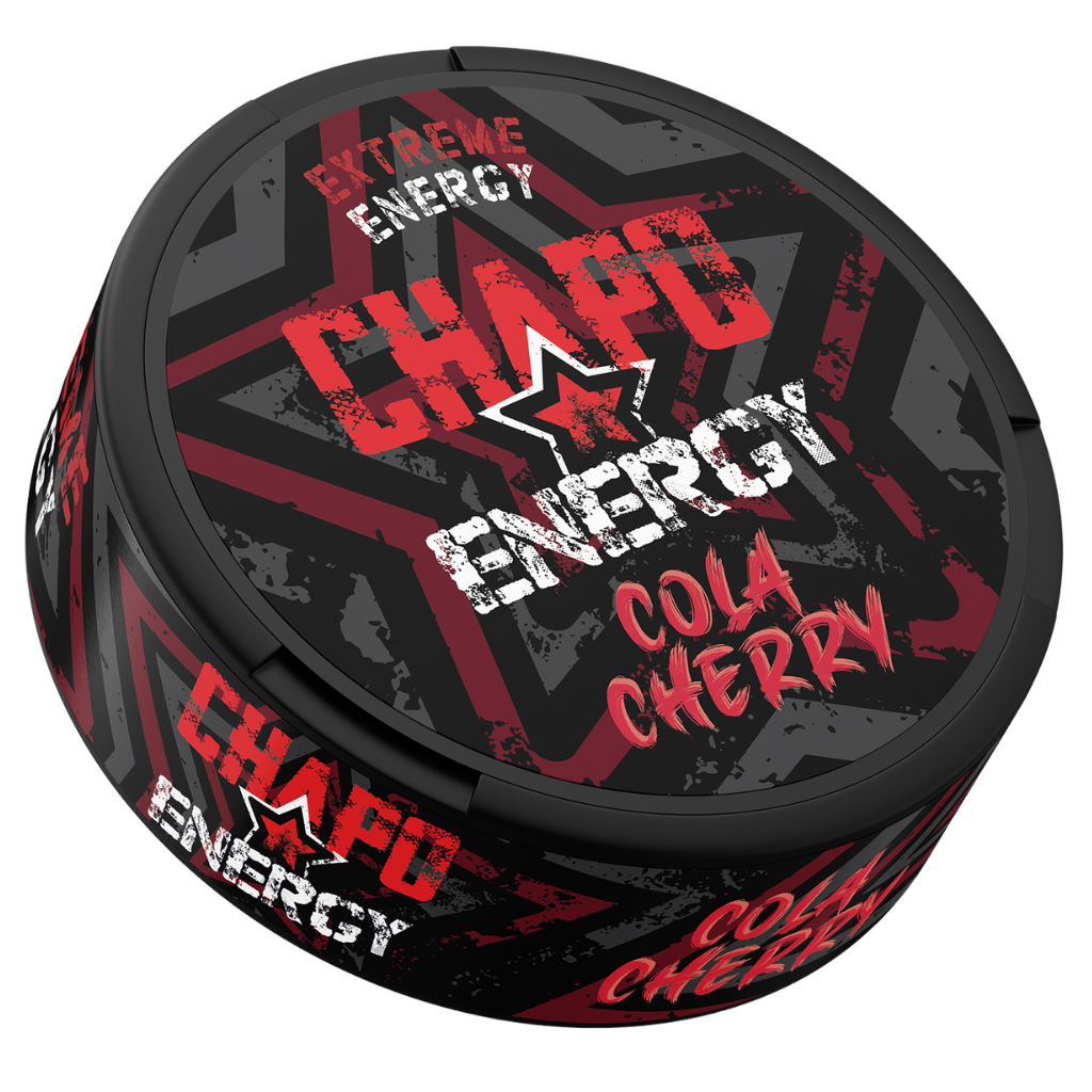 Snus CHAPO ENERGY 75mg Caffeine Cola Cherry