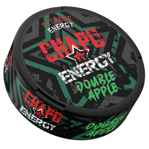 Snus CHAPO ENERGY 75mg Caffeine Double Apple