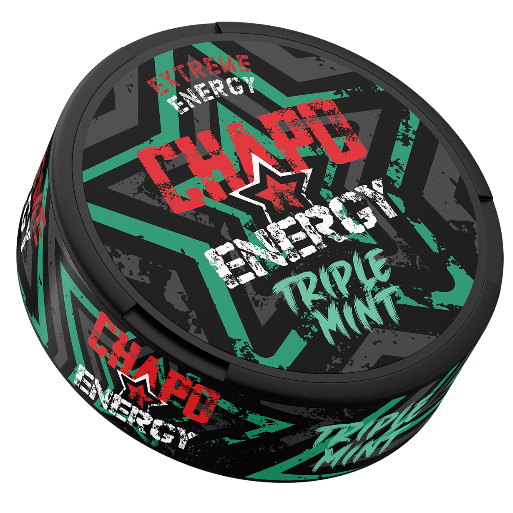 Snus CHAPO ENERGY 75mg Caffeine Triple Mint